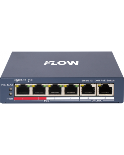 Коммутатор с PoE iFlow F-SW-EM206POE-VM в Прокопьевске Коммутаторы Pintop.ru