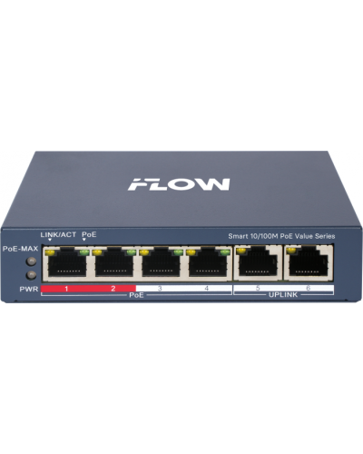 Коммутатор с PoE iFlow F-SW-EM206POE-VM/L в Прокопьевске Коммутаторы Pintop.ru