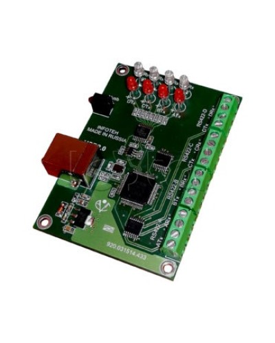 Конвертер USB/RS-422 ИНФОТЕХ AVT-USB/4RS422 в Прокопьевске Дополнительное оборудование для ОПС Pintop.ru