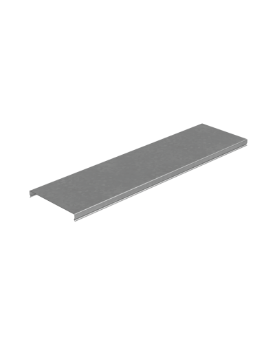 Крышка лотка 150х0,8 L2500 мм ПЛЮС INOX304 КМ-Профиль (KLplus150-0.8-2500 INOX304) в Прокопьевске Аксессуары для лотков Pintop.ru