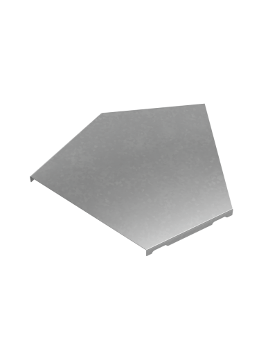 Крышка горизонтального угла 45 гр. 200 мм ПЛЮС HD КМ-Профиль (KGLplus45-200 HD) в Прокопьевске Аксессуары для лотков Pintop.ru