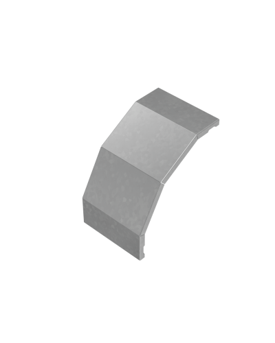 Крышка внешнего вертикального угла 90 гр. 150 мм ПЛЮС HD КМ-Профиль (KVLplus90-150 HD) в Прокопьевске Аксессуары для лотков Pintop.ru