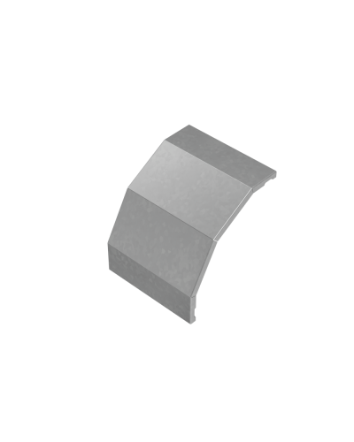 Крышка внешнего вертикального угла 90 гр. 200 мм ПЛЮС HD КМ-Профиль (KVLplus90-200 HD) в Прокопьевске Аксессуары для лотков Pintop.ru