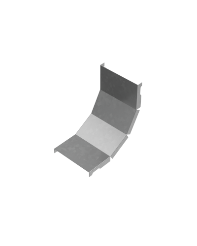 Крышка внутреннего вертикального угла 90 гр. 100 мм ПЛЮС INOX304 КМ-Профиль (KNLplus90-100 INOX304) в Прокопьевске Аксессуары для лотков Pintop.ru