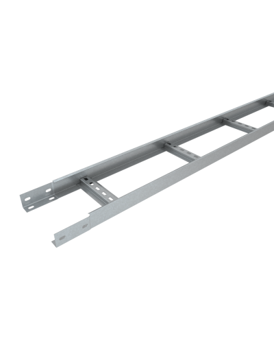 Лоток лестничный 50х100х1,2 L2500 мм Быстрый монтаж КМ-Профиль (LLS50-100-1.2-2500) в Прокопьевске Кабельные лотки Pintop.ru