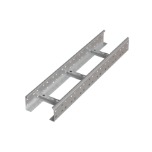 Лоток лестничный 100х100х1,2 L2000 мм INOX304 N КМ-Профиль (LL100-100-1.2-2000 INOX304 N)