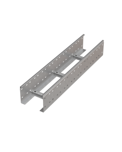 Лоток лестничный 150х400х1,2 L2000 мм HD N КМ-профиль (LL150-400-1.2-2000 HD N) в Прокопьевске Кабельные лотки Pintop.ru