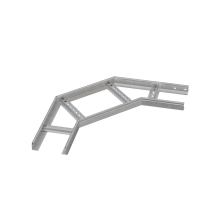 Угол лестничный горизонтальный 90 гр. 50х400х1,5 мм N КМ-профиль (LGL90-50-400-1.5 N)