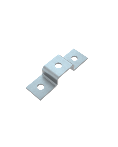 Прямоугольная скоба для страт-профиля 41х21 мм КМ-Профиль (PS41-21) в Прокопьевске Держатели, клипсы, скобы Pintop.ru