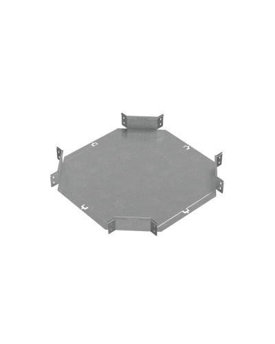 Х-разветвитель 80х400 мм ПЛЮС HD КМ-Профиль (XDplus80-400 HD) в Прокопьевске Аксессуары для лотков Pintop.ru