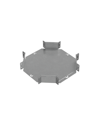 Х-разветвитель 100х300 мм ПЛЮС HD85 КМ-профиль (XDplus100-300 HD85) в Прокопьевске Аксессуары для лотков Pintop.ru