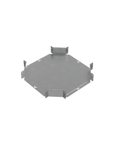 Х-разветвитель 100х400 мм ПЛЮС HD85 КМ-профиль (XDplus100-400 HD85) в Прокопьевске Аксессуары для лотков Pintop.ru