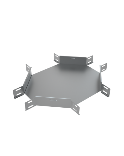 Х-разветвитель 50х150 мм КМ-Профиль (XD50-150) в Прокопьевске Аксессуары для лотков Pintop.ru