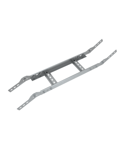 Вертикальный шарнирный угол 100х400х1,2 мм HD85 КМ-профиль (LSHL100-400-1.2 HD85) в Прокопьевске Аксессуары для лотков Pintop.ru