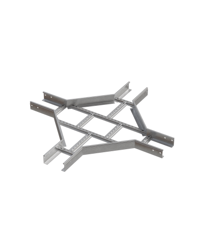 Х-разветвитель лестничный 80х100х2,0 мм N КМ-профиль (LXD80-100-2.0 N) в Прокопьевске Аксессуары для лотков Pintop.ru