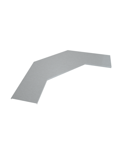 Крышка лестничного горизонтального угла 90 гр. 700 мм HD85 КМ-профиль (KLGL90-700 HD85) в Прокопьевске Аксессуары для лотков Pintop.ru