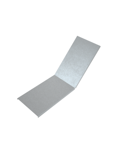 Крышка лестничного вертикального внутреннего угла 45 гр. 700 мм HD85 КМ-профиль (KLNL45-700 HD85) в Прокопьевске Аксессуары для лотков Pintop.ru