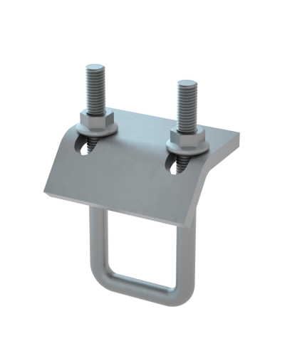 Зажим балочный усиленный 41 62-82 М10 КМ-Профиль (ZBU41 62-82 M10) в Прокопьевске Крепеж Pintop.ru