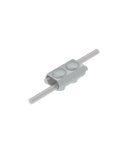 Параллельный соединитель прутка Ø 5-8 мм CU КМ-Профиль (PS-D5-8 CU) в Прокопьевске Монтажные материалы Pintop.ru