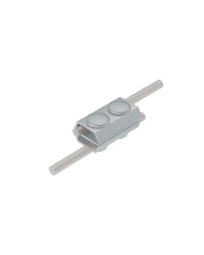 Параллельный соединитель прутка Ø 5-8 мм двойной TD КМ-Профиль (2PS-D5-8 TD) в Прокопьевске Монтажные материалы Pintop.ru