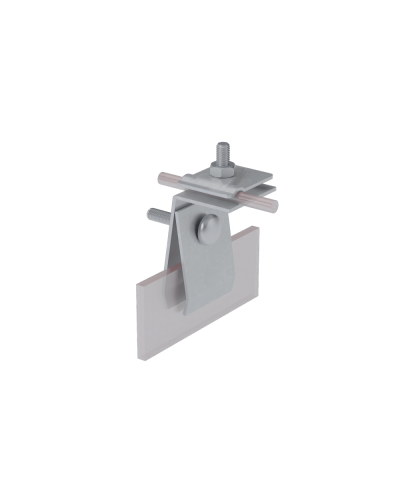 Фальцевый держатель H70 мм для прутка Ø 5-10 мм HD КМ-Профиль (FD-H70-D5-10 HD) в Прокопьевске Монтажные материалы Pintop.ru