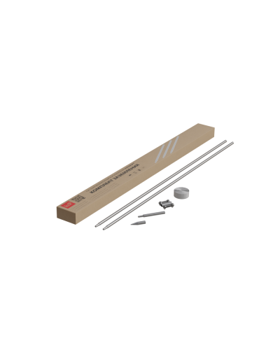 Комплект заземления из 2 стержней Ø 16 мм L=1,5 м HD КМ-Профиль (KTZ-D16-2 HD) в Прокопьевске Монтажные материалы Pintop.ru