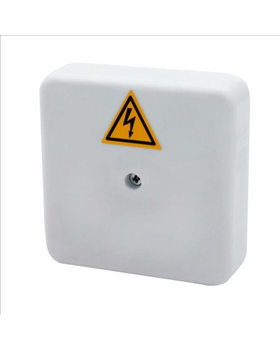 Коробка распределительная огнестойкая КРОПС-П0, IP41, габаритные размеры 75х75х20 мм, для кабелей сечением до 2,5 мм2, 2 клеммы КМ-Профиль (FRJB-KM-P0-2.5-02-КРОПС-IP41) в Прокопьевске Распределительные коробки Pintop.ru