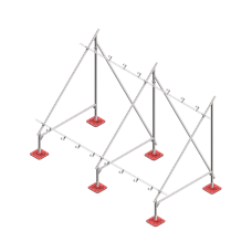 Опорная конструкция для установки нескольких солнечных панелей/коллекторов TECHNORAPTOR FOOT HD КМ-профиль (KM-TR-F-SSfMMPI-C HD)