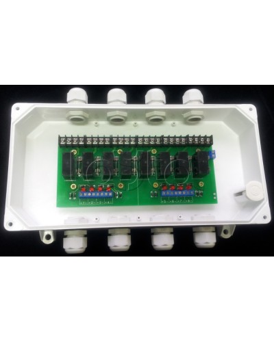 Устройство управления и коммутации Магнито-Контакт УУК-24-08 в Прокопьевске Модули сопряжения Pintop.ru