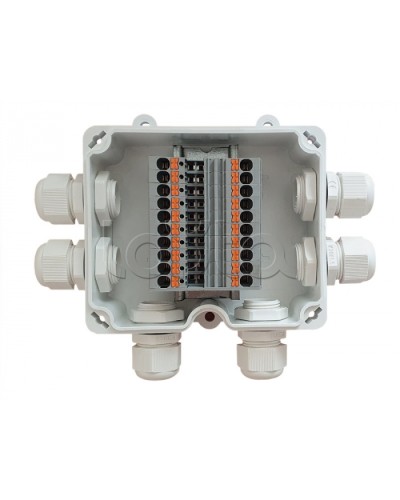 Клеммная коробка Магнито-контакт КСП-10 АЯКС IP66 PUSH-IN в Прокопьевске Распределительные коробки Pintop.ru