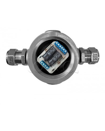 Магнито-Контакт УК-ВК-Ех-24 АЯКС П, с двумя кабельными вводами Ех МКВМ 20 в Прокопьевске Комутационные взрывозащищенные коробки Pintop.ru