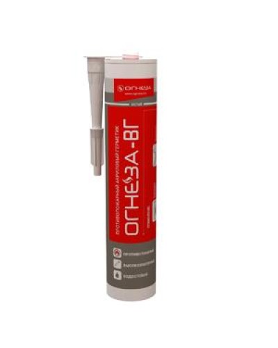 Герметик акриловый противопожарный Огнеза ОГНЕЗА-ВГ, туба 310 мл., цвет белый в Прокопьевске Дополнительное оборудование пожаротушения Pintop.ru