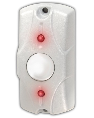 Олевс ЦИКЛОП Кнопка выхода серебристый металлик в Прокопьевске Электромагнитные замки Pintop.ru