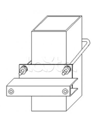 Узел крепления блоков подключения и управления БД-НР, БМ-НР, БУПР извещателей Омега-микродизайн УЗК-КС 80 в Прокопьевске Кронштейны и планки для извещателей Pintop.ru