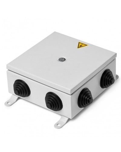 Коробка монтажная огнестойкая металлическая герметичная КМОМГ (12к х 10мм) 200х200х60 IP 66 (6 вводов) ПожТехКабель (076-553) в Прокопьевске Распределительные коробки Pintop.ru