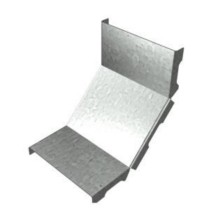 Крышка угла вертикального внутреннего 90° 100х15 (0,7) для лестничного лотка ПожТехКабель (651-001)