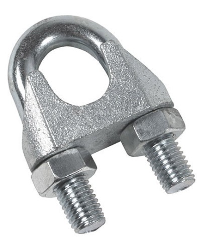 Зажим троса D3 усиленный ПожТехКабель (890-510) в Прокопьевске Трос и аксессуары Pintop.ru