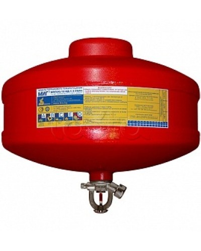 Модуль порошкового пажаротушения ПОЖТЕХНИКА МПП-12/93 МИГ (температура срабатывания +93°С) (красный) в Прокопьевске Модули порошковые Pintop.ru