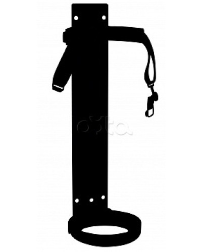 Кронштейн ПОЖТЕХНИКА КТР-ОУ-5 (d140-145) (на 1 ремне) в Прокопьевске Аксессуары для огнетушителей Pintop.ru