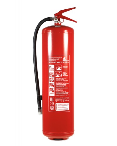 Огнетушитель ПОЖТЕХНИКА ОП-12(з) МИГ Е (6А, 233В, С, Е) в Прокопьевске Огнетушители Pintop.ru