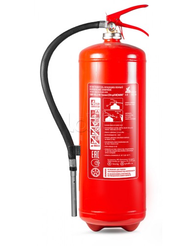 Огнетушитель ПОЖТЕХНИКА ОВП-10(з) МИГ летний (ФторПАВ) в Прокопьевске Огнетушители Pintop.ru