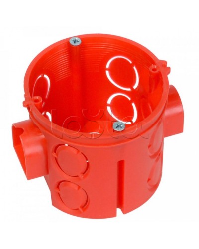 Коробка установочная углубленная безгалогенная (HF) 68х62 с саморезами (140шт/кор) Промрукав (80-0510С) в Прокопьевске Распределительные коробки Pintop.ru