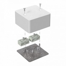 Коробка огнестойкая разветвительная для кабель-канала 40-0460-FR6.0-4-4-Р Е15-Е60 85х85х45 Промрукав