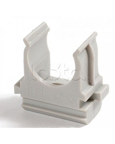 Крепеж-клипса для труб АБС-пластик в карт д16 (200шт/2000шт уп/кор) Промрукав (PR.0616) в Прокопьевске Держатели, клипсы, скобы Pintop.ru