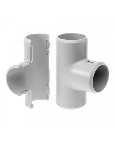 Тройник разборный д20 (50 шт/уп/) Промрукав PR.07320 в Прокопьевске Повороты, муфты, тройники Pintop.ru