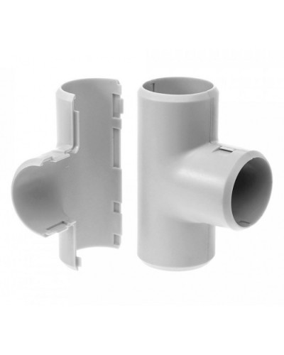 Тройник разборный д32 (1шт/200шт уп/кор) Промрукав (PR.07332м) в Прокопьевске Повороты, муфты, тройники Pintop.ru