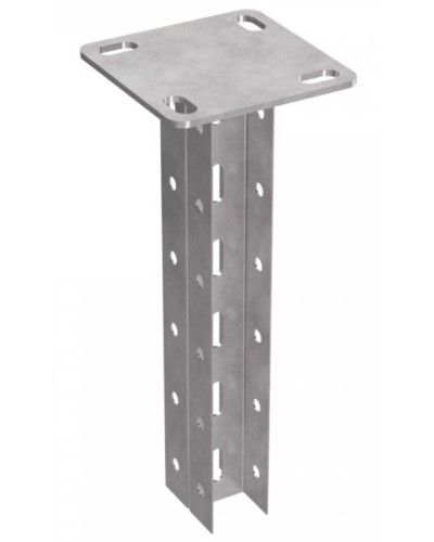 Стойка потолочная для средних нагрузок 35х30х400 пятка 120х120 Промрукав (PR08.2760) в Прокопьевске Аксессуары для лотков Pintop.ru