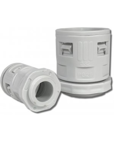 Муфта вводная для гофрированных труб серая ВМ-ГТ-25 Промрукав PR08.3270 в Прокопьевске Повороты, муфты, тройники Pintop.ru