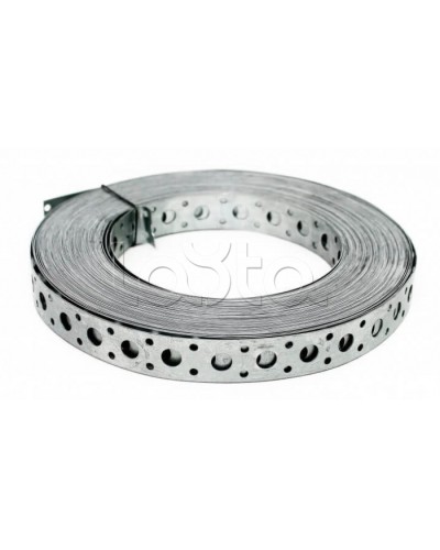 Лента монтажная перфорированная прямая для прямого монтажа ЛМП 12х0,55 (25 м.) Промрукав (PR08.3830) в Прокопьевске Стяжки-хомуты Pintop.ru