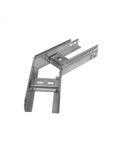 Угол горизонтальный 45 градусов лестничный 400х150 (1,5 мм) Промрукав (PR08.5473) в Прокопьевске Аксессуары для лотков Pintop.ru